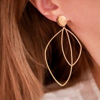 Image 1 of Grandes Boucles d'Oreilles ZAÉ