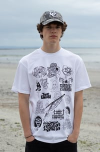 Image 3 of ALL-IN-ONE T-SHIRT WHITE (200 GSM)