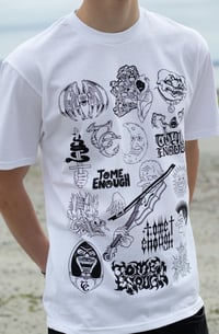Image 2 of ALL-IN-ONE T-SHIRT WHITE (200 GSM)