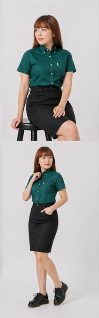 Image 2 of JEGGAE SHIRT 'J-JADE' WOMEN'S SHORT & LONG SLEEVE