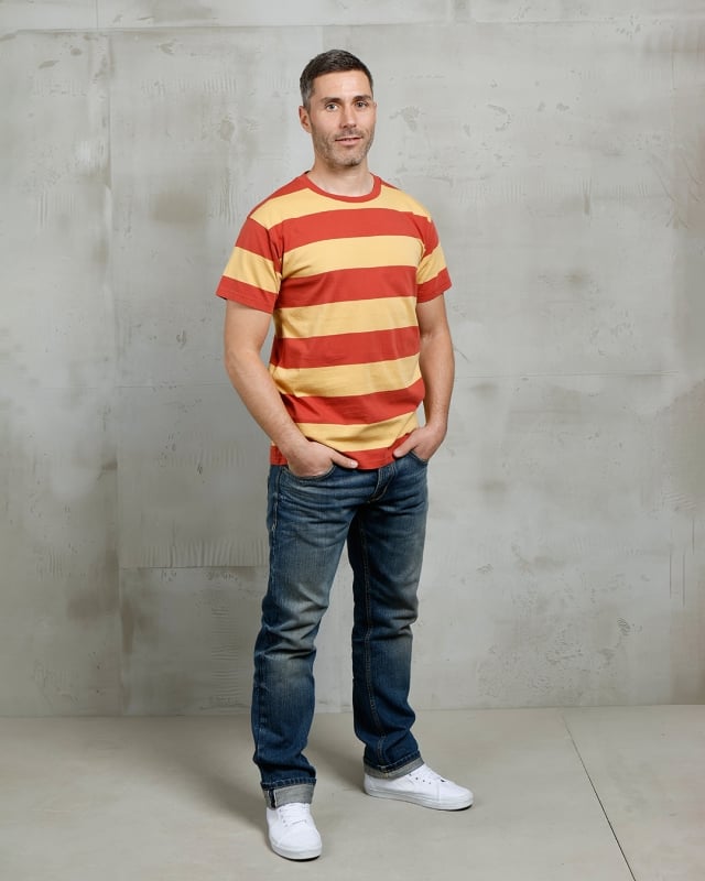 Image of 1969 Sports Tee Ventura Orange by Pike Brothers