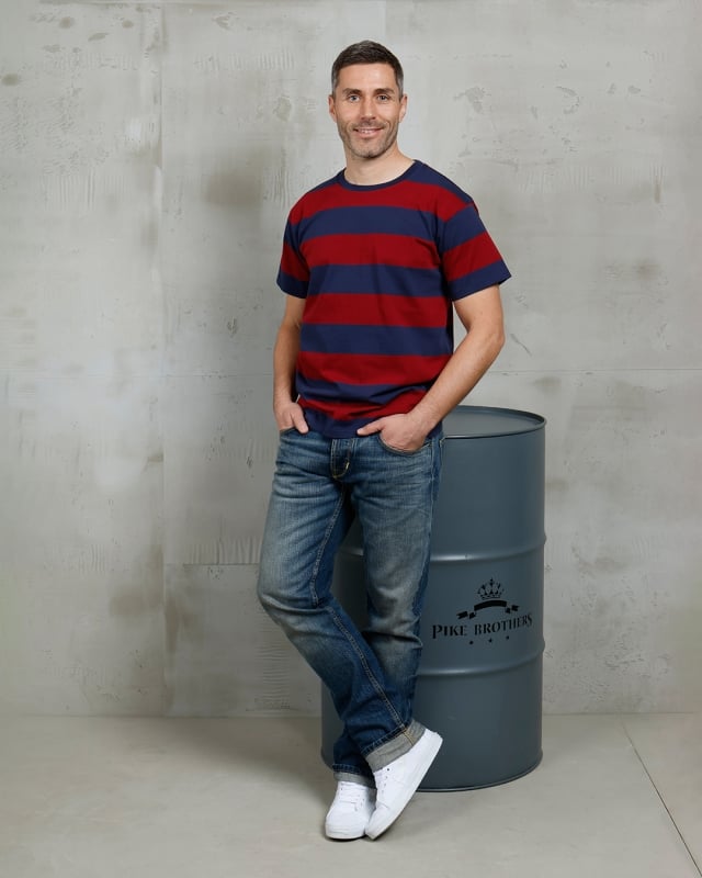 Image of 1969 Sports Tee Ventura Blue by Pike Brothers