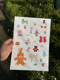 Image 2 of My Cute Friends Collection Illustration Poster 