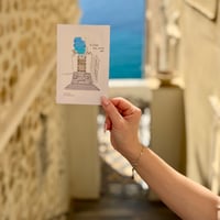 Image 2 of Καρτ Ποστάλ Σύρος - Η Σύρα έχει στυλ (Η Πόρτα)