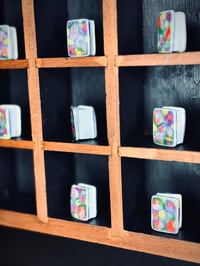 Image 3 of INDIGO FLORAL MINI CERAMIC BOOKS