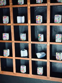 Image 2 of INDIGO FLORAL MINI CERAMIC BOOKS