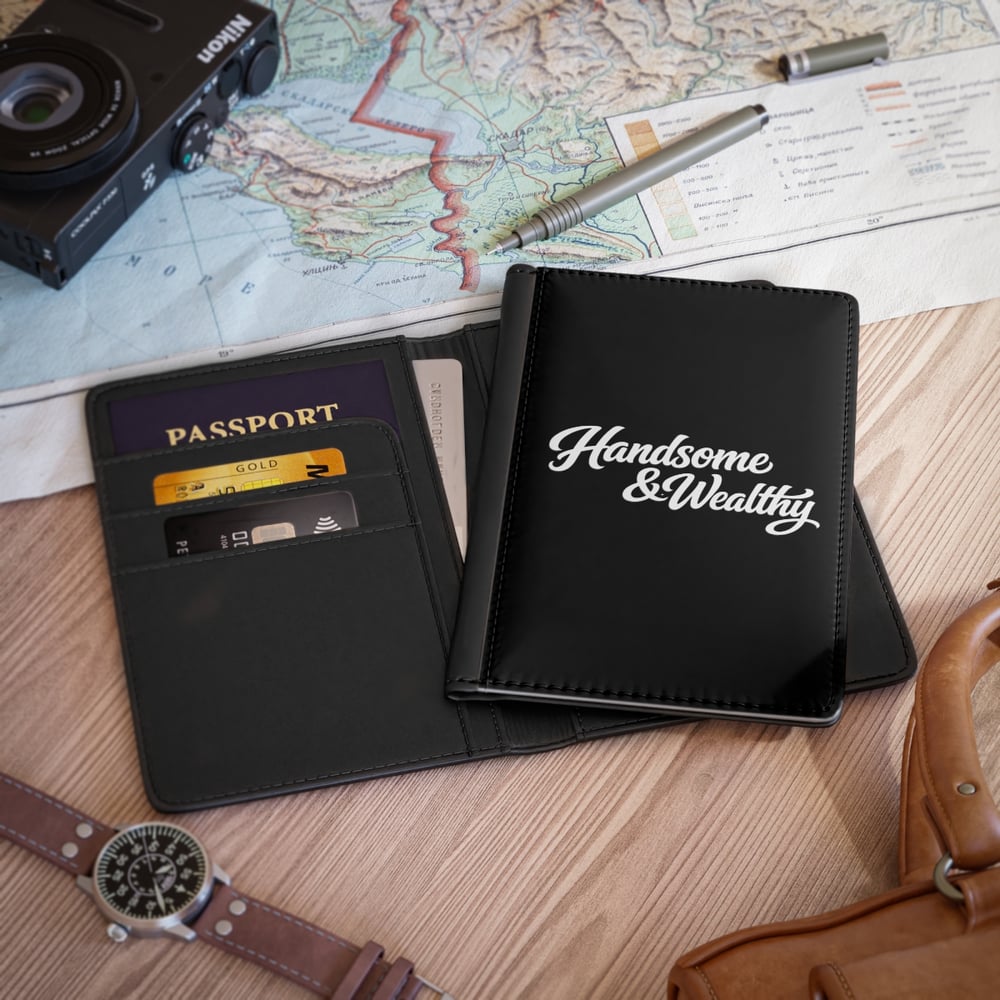 Image of Handsome & Wealthy Passport Cover — Stylish Travel Passport Holder for Men