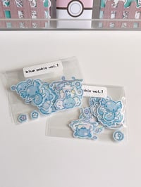 Image 2 of Blue pokis vol.1 die cut stickers