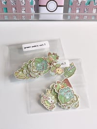 Image 1 of  green pokis vol.1 die cut stickers