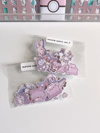 Image 2 of Purple pokis vol.1 die cut stickers