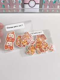 Image 1 of Orange pokis vol.1 die cut stickers
