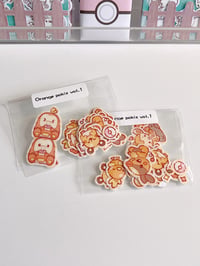 Image 2 of Orange pokis vol.1 die cut stickers