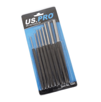 US PRO 3281 8pc Pin Punch Set
