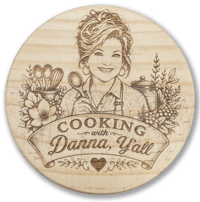 Cooking with Danna, 4" Round Coasters (set of 4)