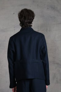 Image 7 of Orbal Jacket Linen - Dark Navy
