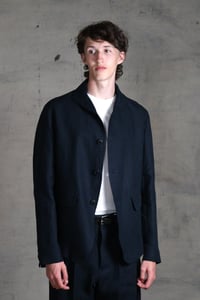 Image 3 of Orbal Jacket Linen - Dark Navy