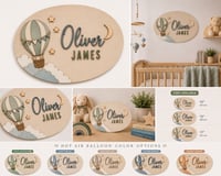 Image 2 of Personalized Wooden Nursery Name Sign