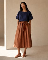 Image 1 of "YUNA" Skirt - Cinnamon