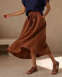 Image 4 of "YUNA" Skirt - Cinnamon