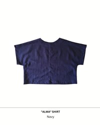 Image 2 of "ALMA" Shirt - Navy 