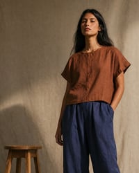 Image 1 of "ALMA" Shirt - Cinnamon