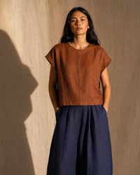 Image 3 of "ALMA" Shirt - Cinnamon