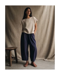 Image 5 of "MOMOKO" Trousers_  Navy