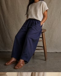 Image 3 of "MOMOKO" Trousers_  Navy