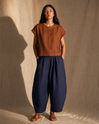 Image 1 of "MOMOKO" Trousers_  Navy