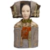 Ceramic Fantasy Dames in Beret Statement Rom Decor Bust 