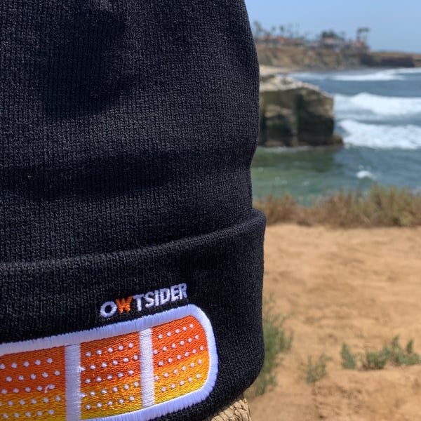 Image of Sunset logo beanie