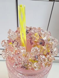 Image 4 of Snowglobe glitter tumbler 20 oz
