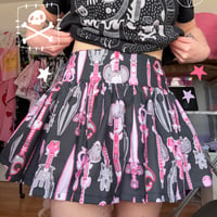 Image 1 of Black Weapons Mini Ruffled Skirts (UK8 and UK12)