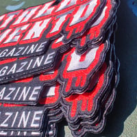 Image 3 of Patch Ricamata Grande Logo Metallo e Cemento