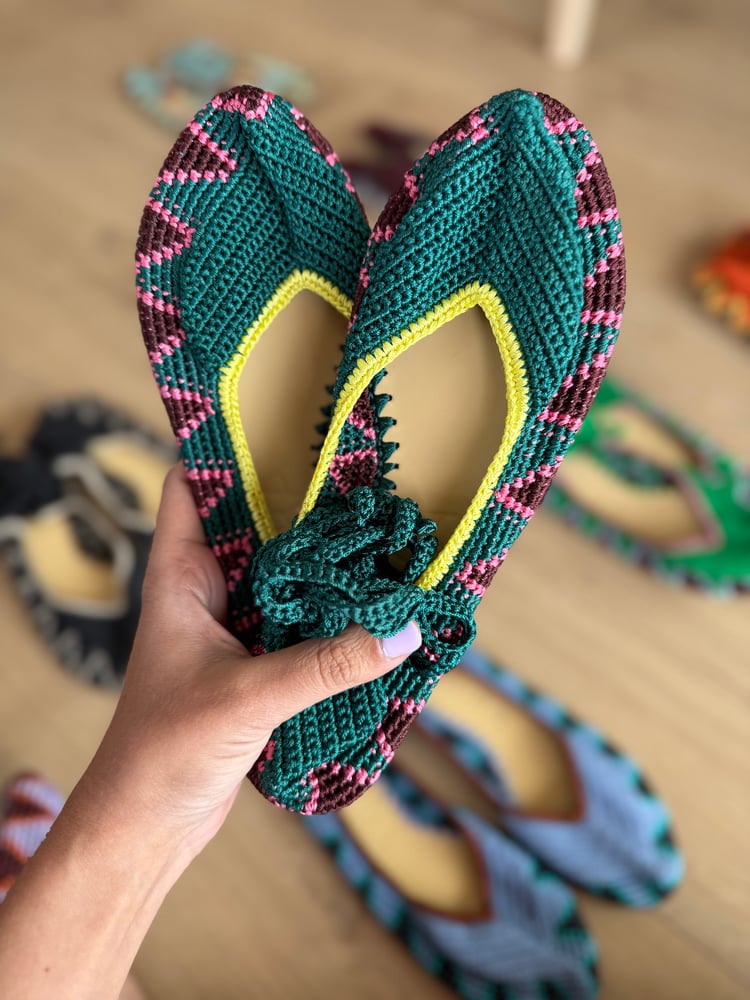 Image of Kashura Ballerina High Watermelon Green
