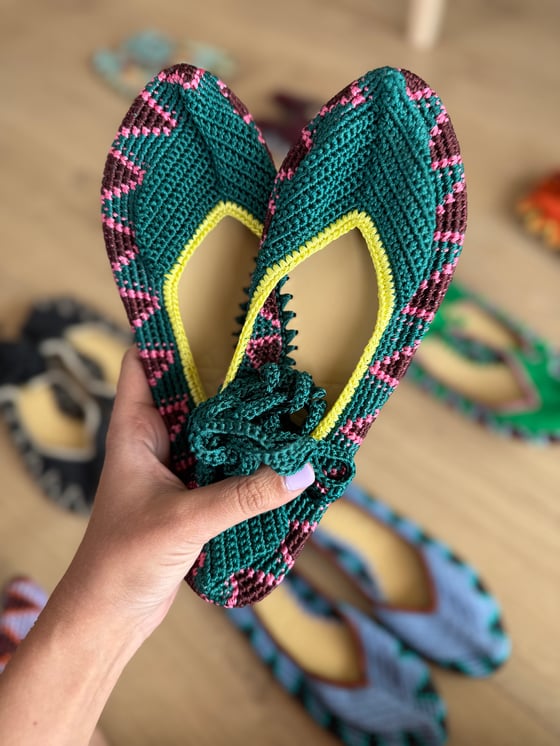 Image of Kashura Ballerina High Watermelon Green
