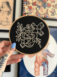Embroidered Trad Tattoo Design