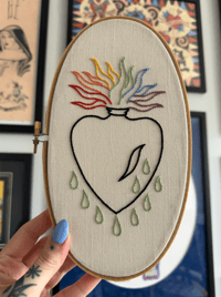 Embroidery Sacred Heart 