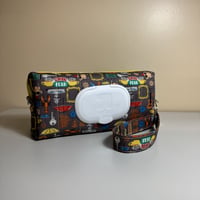Image 1 of Personal Hygiene Pouch with Zipper Pocket & Wristlet | Made to Order