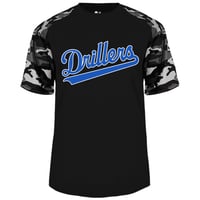Image 1 of Drillers Badger Camo Wicking Tee Youth & Adult