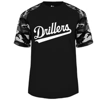 Image 2 of Drillers Badger Camo Wicking Tee Youth & Adult