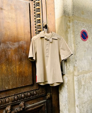 Prada Short Sleeve Shirt in Beige 2000's - Size M