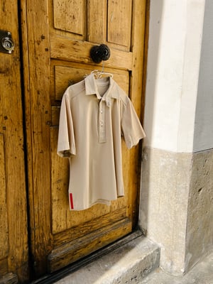 Prada Short Sleeve Shirt in Beige 2000's - Size M