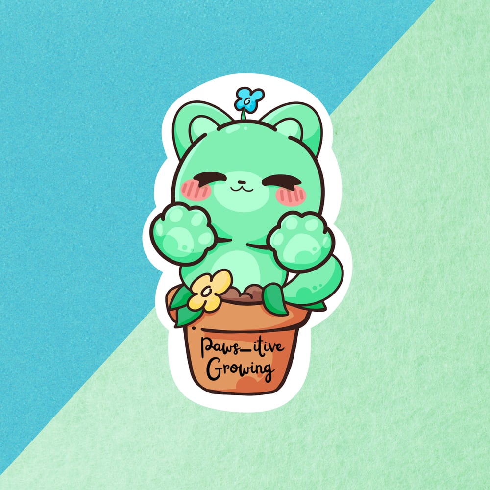 Image of Paws-itve Growing Sticker