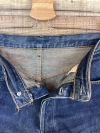 Image 7 of Vintage Levi 501 Embroidered Denim Cut Off Shorts