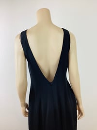 Image 10 of Vintage 1990s Travilla Black Mermaid Hem Formal Dress