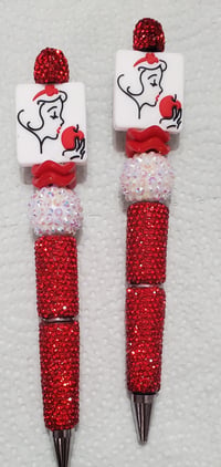 Image 2 of Snow White Rhinestone Pen (703)
