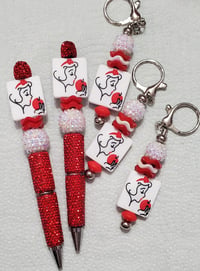 Image 3 of Snow White Rhinestone Pen (703)
