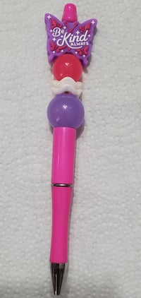 Image 2 of Be Kind Butterfly Focal Pen or Bag Charm