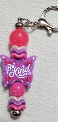 Image 3 of Be Kind Butterfly Focal Pen or Bag Charm